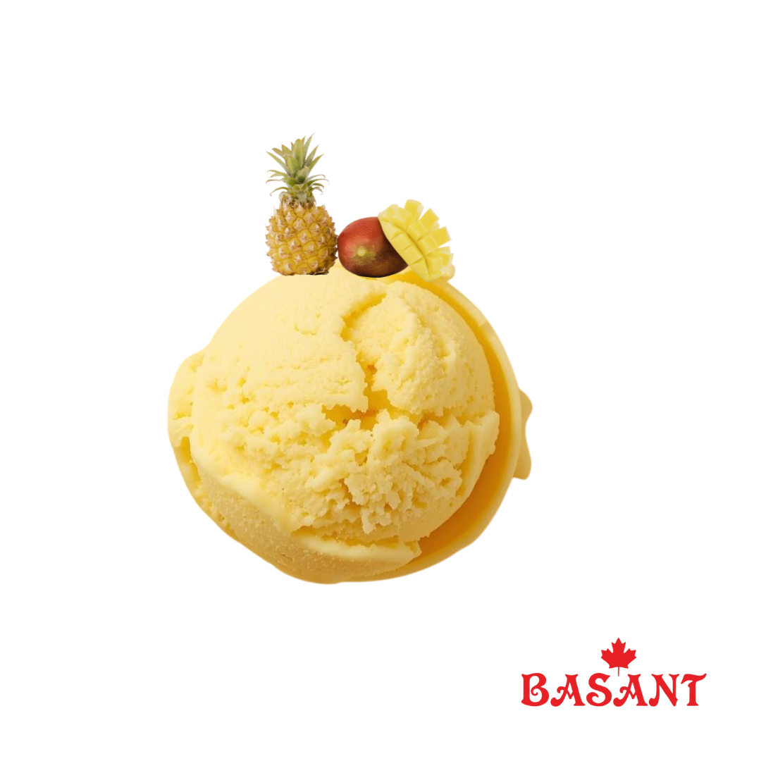 Pineapple-Mango ice cream